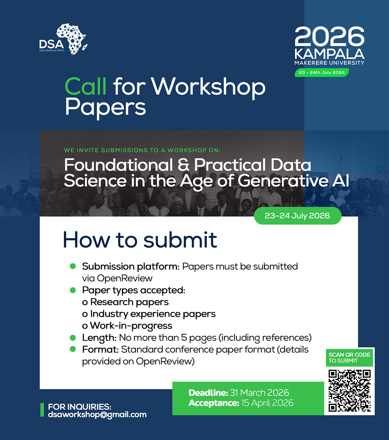 DSA 2026 Workshop